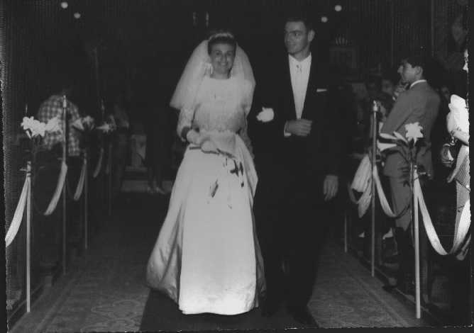 Casamento de Wander e Maria Aparecida (Cidinha) em So Jos do Rio Preto - SP, em 18/12/1963.
